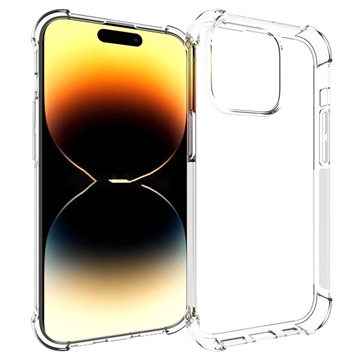 Carcasa de TPU Antichoque para iPhone 15 Pro - Transparente