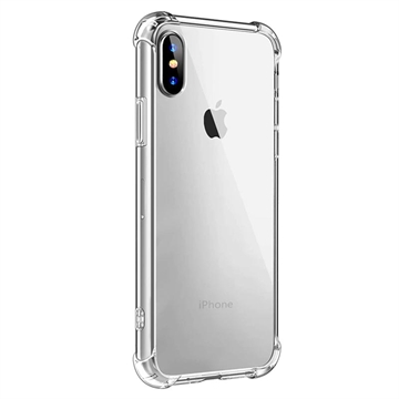 Carcasa de TPU Antichoque para iPhone X/XS - Transparente