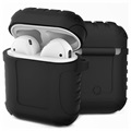 AirPods / AirPods 2 Silicone Case - Shockproof Armor - Black