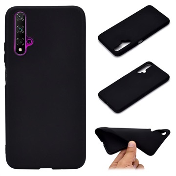 Funda de Silicona para Huawei Nova 5T, Honor 20/20S - Flexible - Negro