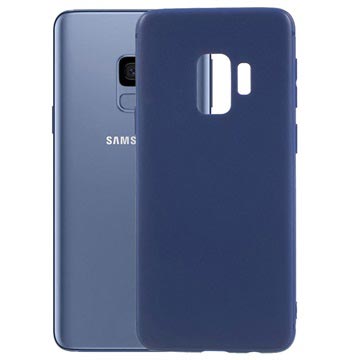 Funda de Silicona Flexible para Samsung Galaxy S9 - Azul Oscuro