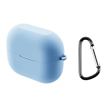 Carcasa de Silicona con Mosquetón para Samsung Galaxy Buds3/Buds3 Pro - Azul