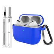 Estuche de silicona AirPods Pro 3 con mosquetón y bolígrafo limpiador