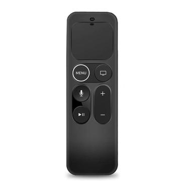 Funda protectora de silicona para Apple TV 4K 4th/5th Gen Remote - Negro