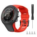 Correa de silicona para Suunto Ambit3 Peak/Sport/Vertical - Roja
