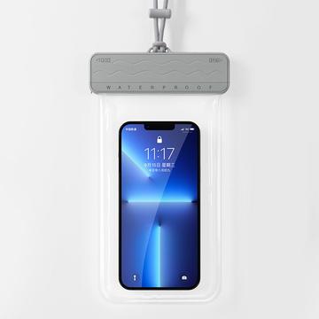 Funda estanca con mecanismo deslizante para smartphone - 7,2" - Gris