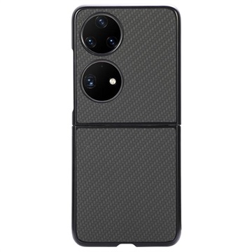 Carcasa de TPU Brushed para Honor 9X, 9X Pro - Fibra de Carbono - Negro