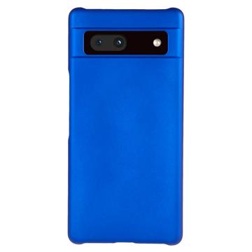 Carcasa de Plástico Engomado para Google Pixel 7a - Azul