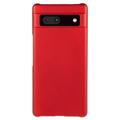 Carcasa de Plástico Engomado para Google Pixel 7a - Rojo