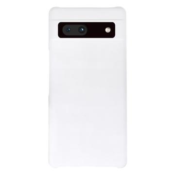 Carcasa de Plástico Engomado para Google Pixel 7a - Blanco