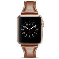 Apple Watch Series 5/4/3/2/1 Slim Leather Strap - 40mm, 38mm - Coffee