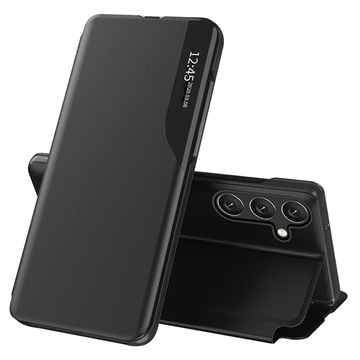 Funda con Tapa Smart Clear View para Samsung Galaxy A17 - Negro