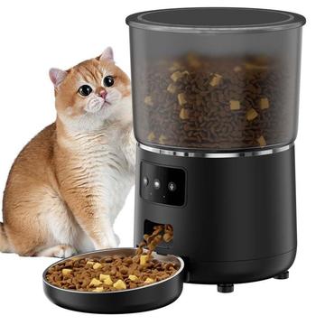 Dispensador automático de comida WiFi inteligente para perros y gatos - 4l