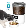 Dispensador automático de comida WiFi inteligente para perros y gatos - 4l - Blanco