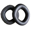 Almohadillas de repuesto suaves para auriculares Sennheiser PX 360/PX 360BT/MM 450/MM 550/MM 500X/HD 360 Pro - 1 par - negro