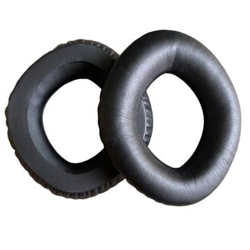 Almohadillas de repuesto suaves para auriculares Sennheiser PX 360/PX 360BT/MM 450/MM 550/MM 500X/HD 360 Pro - 1 par - negro