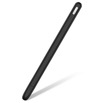 Funda de Silicona Antideslizante para Apple Pencil (2ª Generación) - Negro