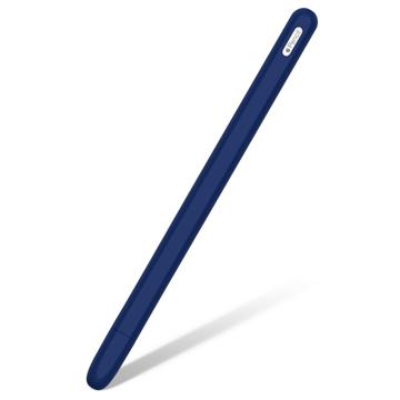 Funda de Silicona Antideslizante para Apple Pencil (2ª Generación) - Azul Oscuro