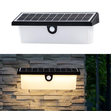Aplique solar con sensor de movimiento YH0617-PIR - Blanco cálido