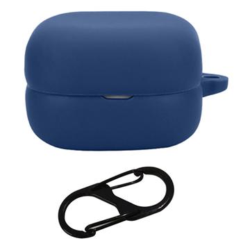 Carcasa de Silicona con Mosquetón para Sony LinkBuds Open - Azul Oscuro