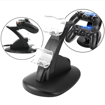 Base de Carga Doble de Controlador para Sony PlayStation 4