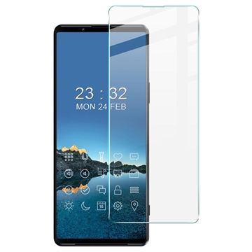 Protector de Pantalla de Cristal Templado - 9H Imak para Sony Xperia 1 IV - Case Friendly - Claro