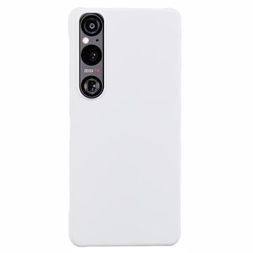 Carcasa de Plástico Engomado para Sony Xperia 1 VI - Blanco