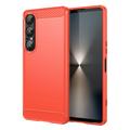 Carcasa de TPU Brushed para Sony Xperia 1 VII - Fibra de Carbono
