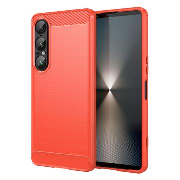 Carcasa de TPU Brushed para Sony Xperia 1 VII - Fibra de Carbono