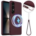 Funda de Silicona Líquida para Sony Xperia 1 VII - Compatible con MagSafe