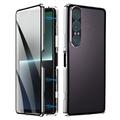 Sony Xperia 1 VII Funda Magnética con Cristal Templado - Plata