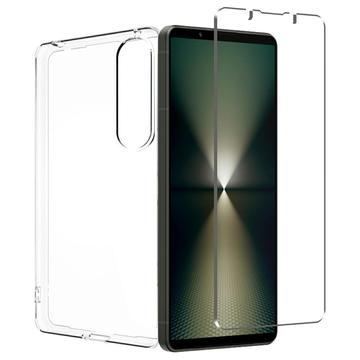 Funda de TPU & Protector de Pantalla Saii 2-en-1 para Sony Xperia 1 VII