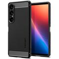 Funda de TPU Spigen Rugged Armor para Sony Xperia 1 VII - negro