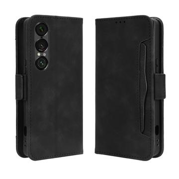 Funda tipo billetera con tarjetero para Sony Xperia 1 VII - Negra