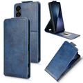 Funda abatible vertical con soporte Sony Xperia 1 VII - Azul oscuro
