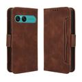 Funda tipo billetera con tarjetero para Sony Xperia 10 VII - Marrón