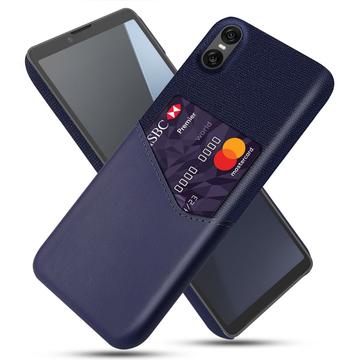Carcasa con Ranura para Tarjeta KSQ para Sony Xperia 10 VII - Azul