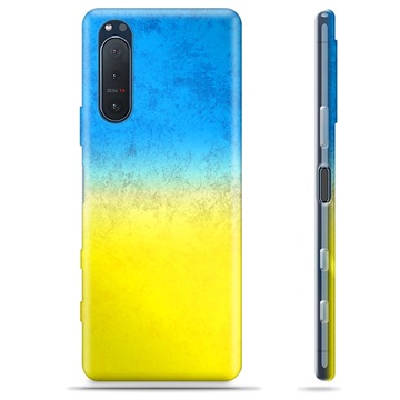 Funda TPU con bandera de Ucrania para Sony Xperia 5 II - Bicolor