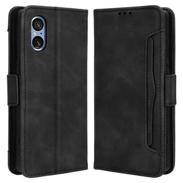 Funda Estilo Cartera Cardholder Serie para Sony Xperia 5 V - Negro