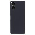 Sony Xperia 5 V Rubberized Plastic Case - Black