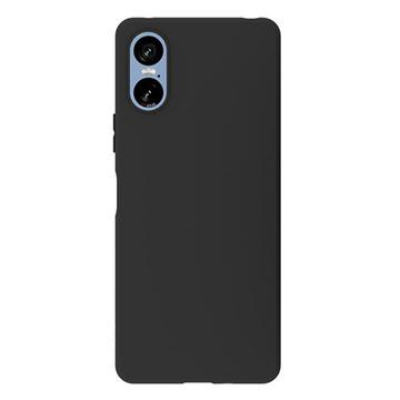 Carcasa de TPU Anti-Huellas Dactilares Mate para Sony Xperia 5 VI - Negro