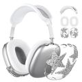 Set de protección 3 en 1 Sparkly Star para AirPods Max - Plata