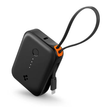 Spigen Essential EA3010BT Power Bank 10000mAh con cable USB-C - Negro