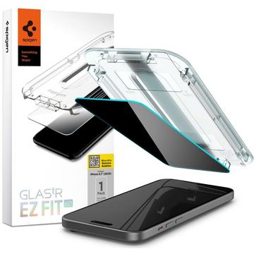 Protector de Pantalla Spigen Glas.tR Ez Fit Privacy para iPhone 15 Pro