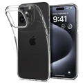 Carcasa en TPU Spigen Liquid Crystal para iPhone 15 Pro Max - Claro