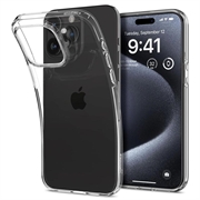 Carcasa en TPU Spigen Liquid Crystal para iPhone 15 Pro Max - Claro