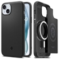 Funda Híbrida Spigen Mag Armor para iPhone 15 - Negro Mate