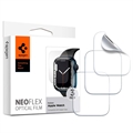 Protector de Pantalla Spigen Neo Flex para Apple Watch Series 9/8/SE (2022)/7/SE/6/5/4 - 41mm, 40mm - 3 Unidades