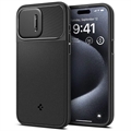 Carcasa Spigen Optik Armor Mag para iPhone 15 Pro Max - Negro