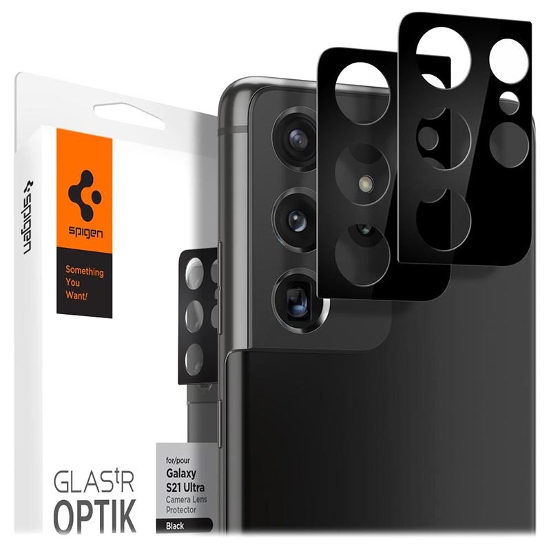 Spigen Optik Tr Samsung Galaxy S21 Ultra 5g Camera Lens Protector Black Spigen Optik Tr Samsung Galaxy S21 Ultra 5g Camera Lens Protector Black